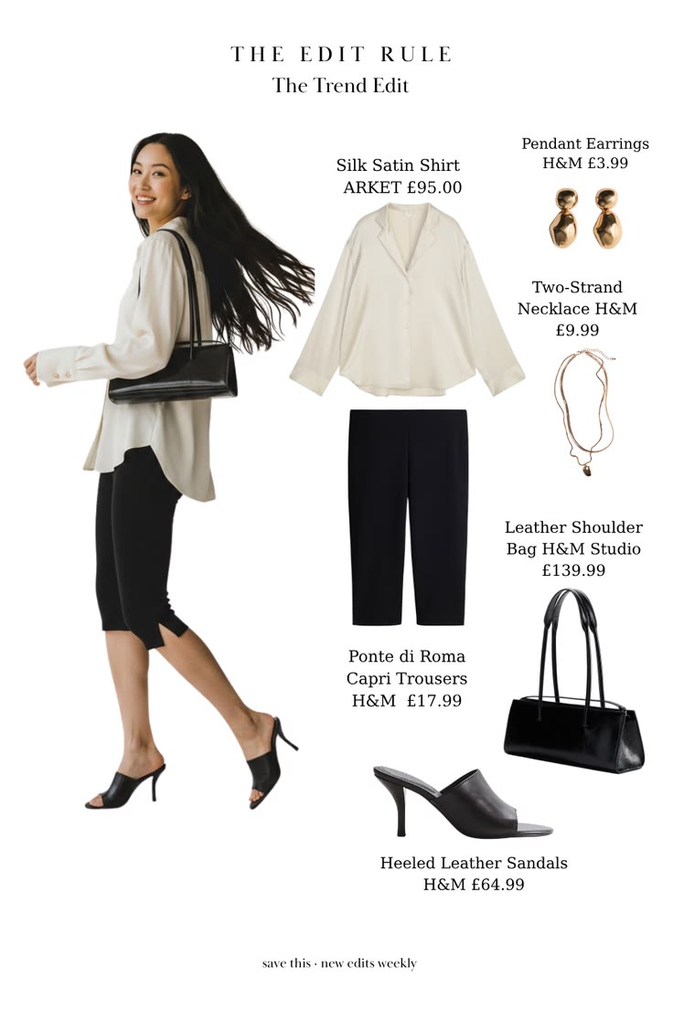 How to Recreate the Off-Duty Satin Shirt Look