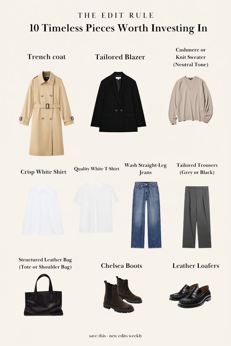The 10 Investment Pieces That Never Go Out of Style