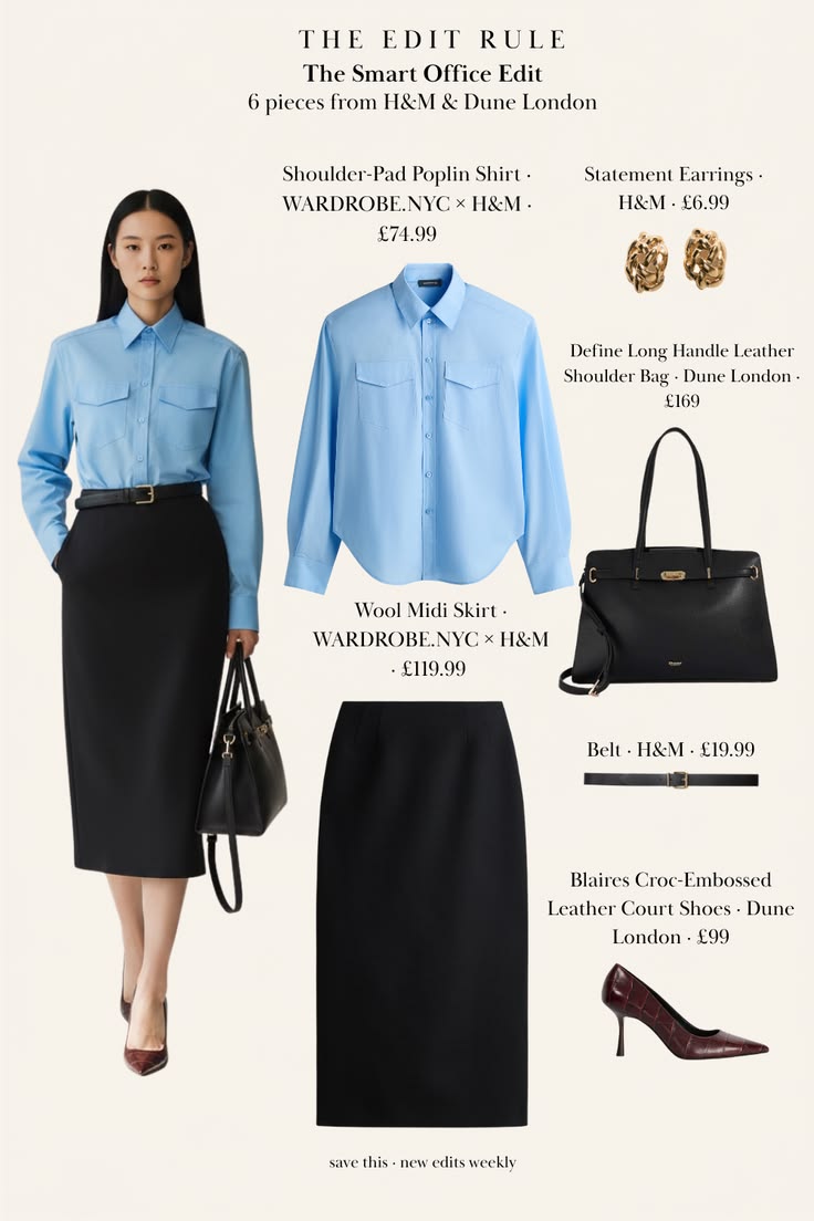 The Smart Office Outfit, in Six Pieces