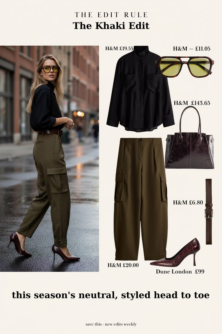 The Khaki Edit: This Season's Neutral, Styled Head to Toe